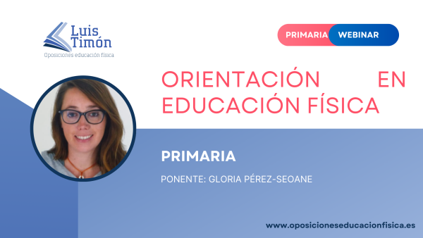 webinar-Orientación en Educación Física Primaria - Gloria Pérez-Seoane