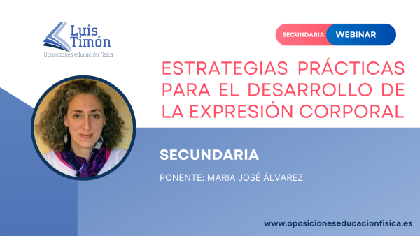 Webinar-Estrategias prácticas para el desarrollo de la expresión corporal -María José Álvarez